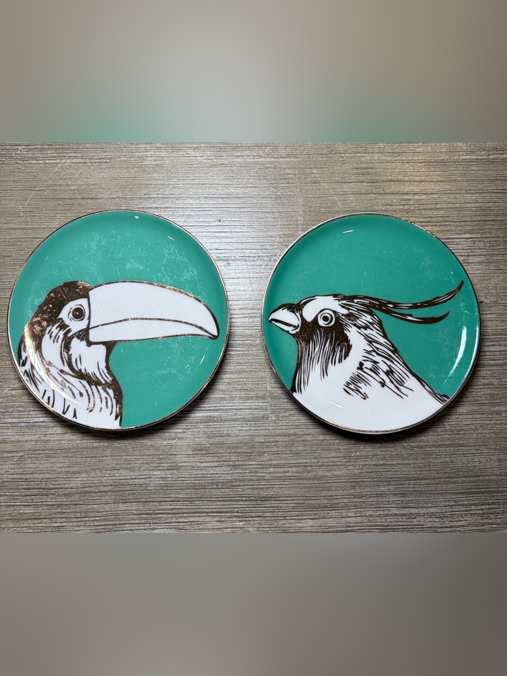 Jonathan Adler Aviaria Porcelain Bird Coasters (Set of 2)